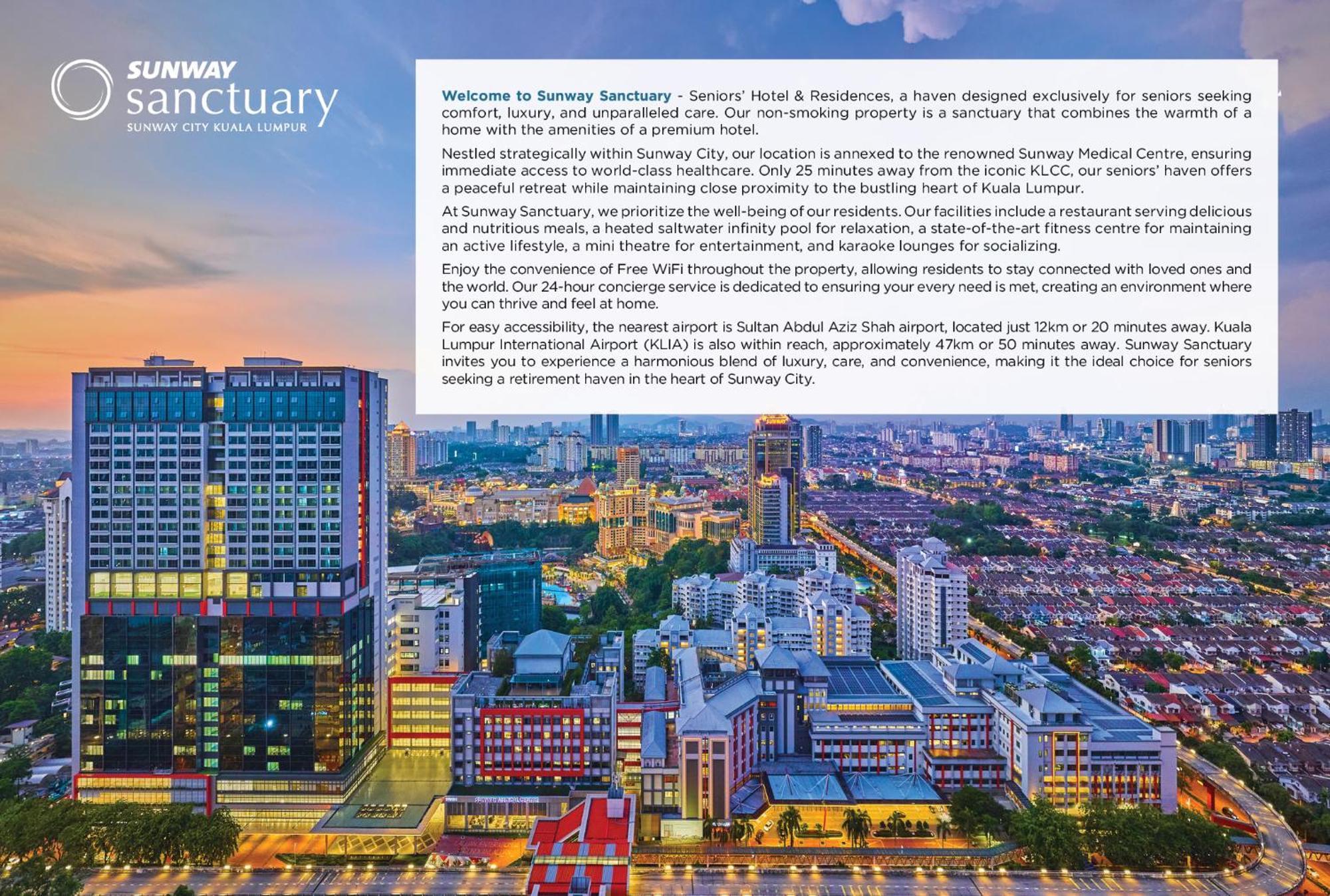 Sunway Sanctuary - Seniors Hotel & Residences Subang Jaya Ngoại thất bức ảnh